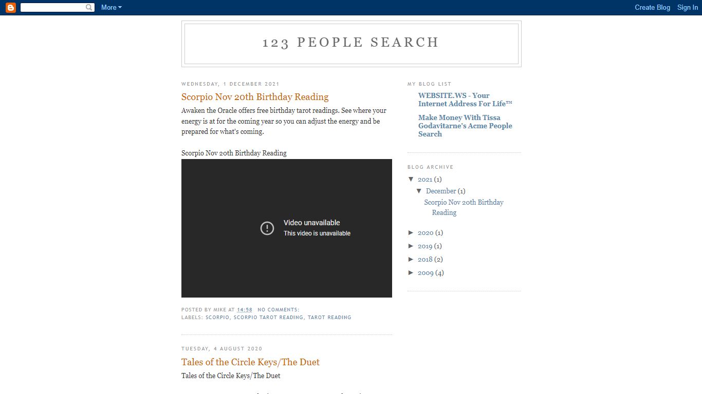 123 People Search - Blogger